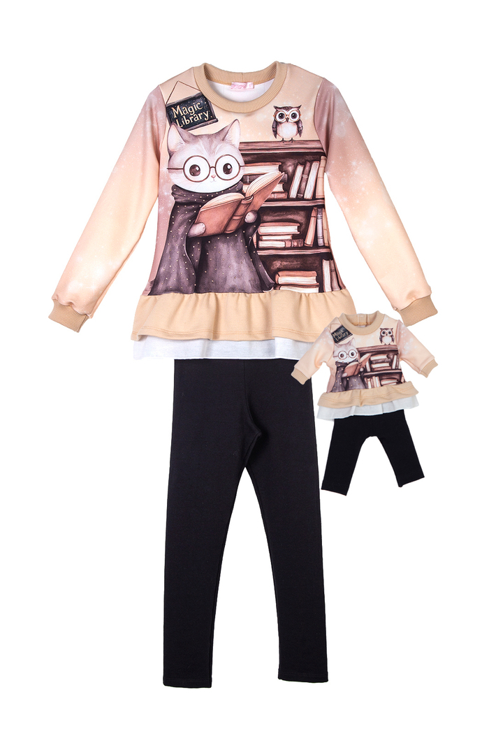 Conjunto gato Potter com legging