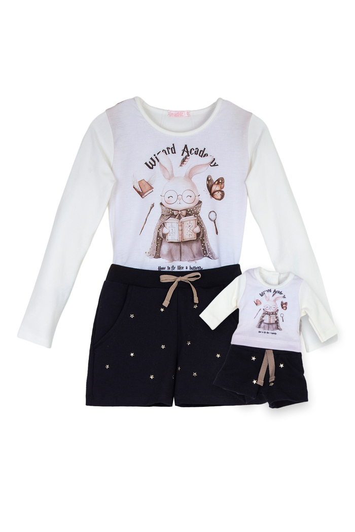 Conjunto butterfly com shorts