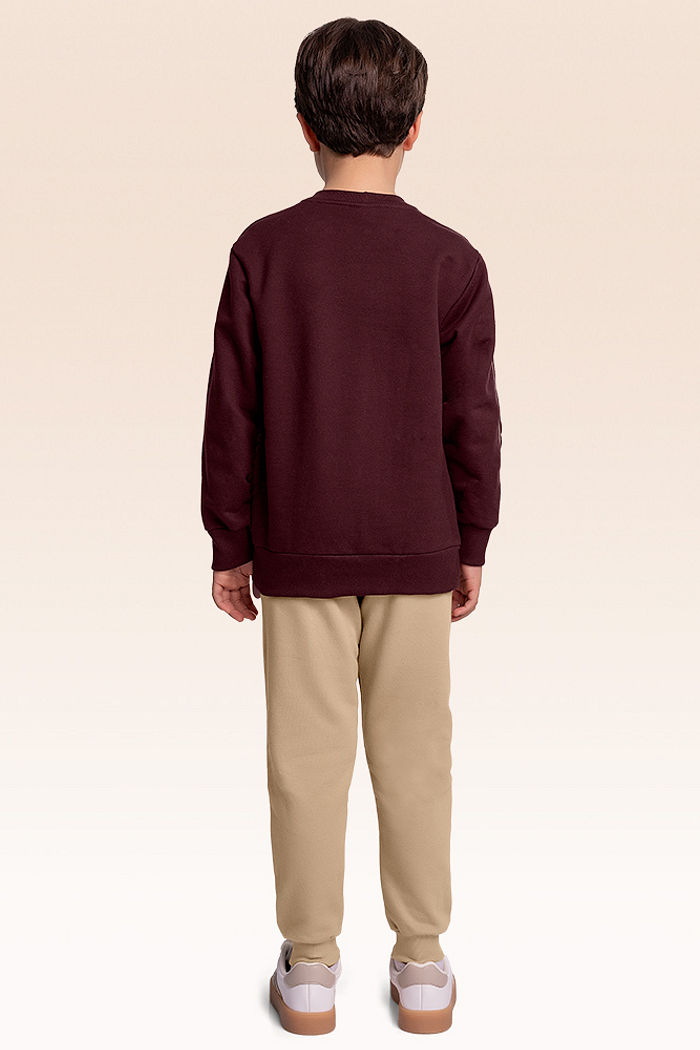 Conjunto blusão e calça moletom