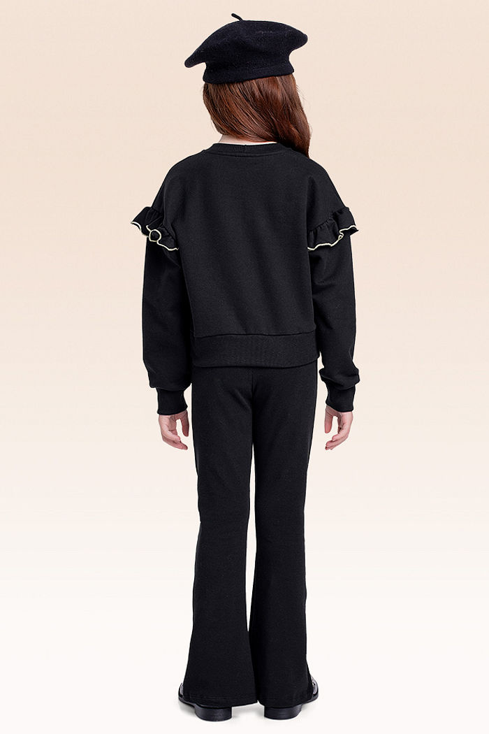 Calça em moletom laço