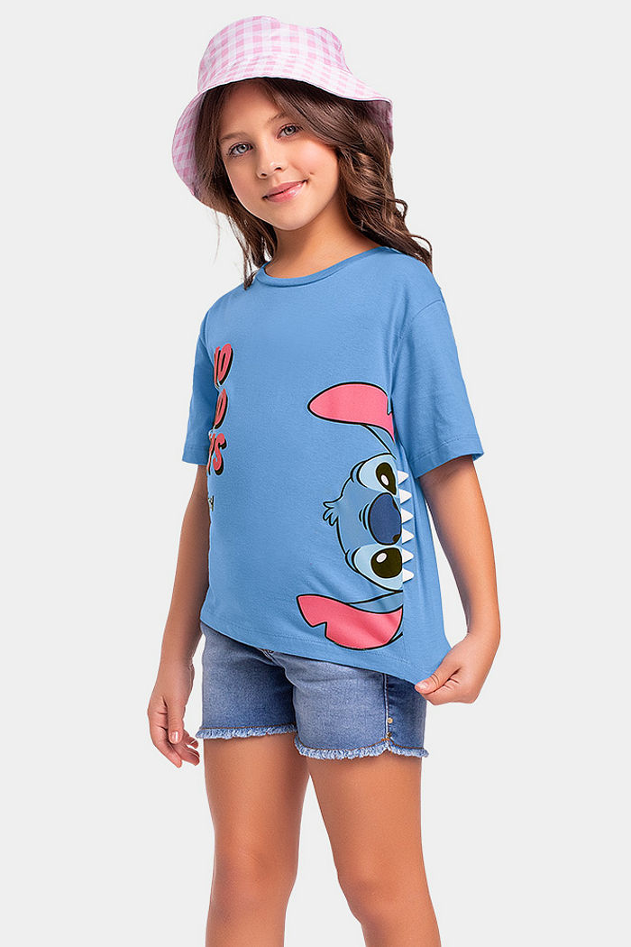 Blusa infantil Stitch no bad days