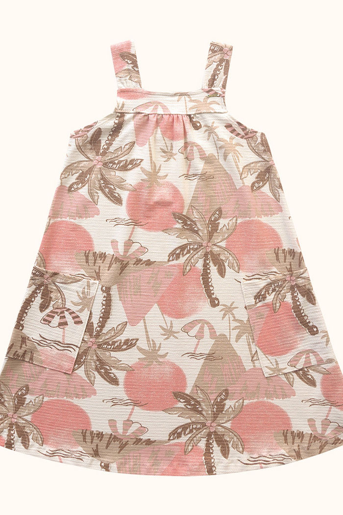 Vestido em malha florence coqueiro