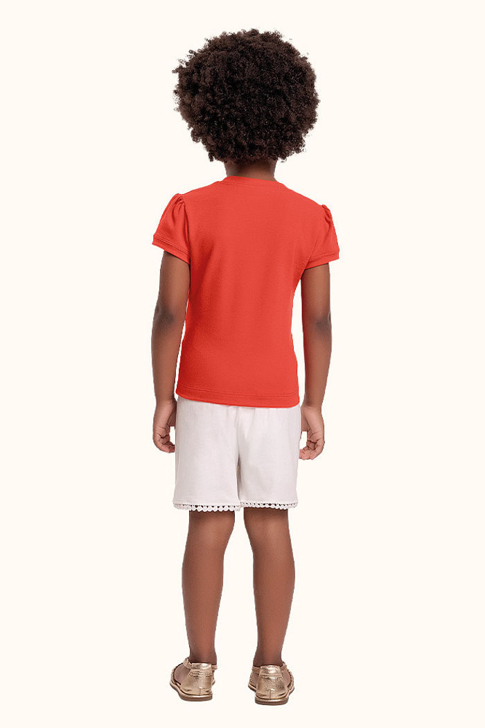 Blusa em cotton leve borboleta