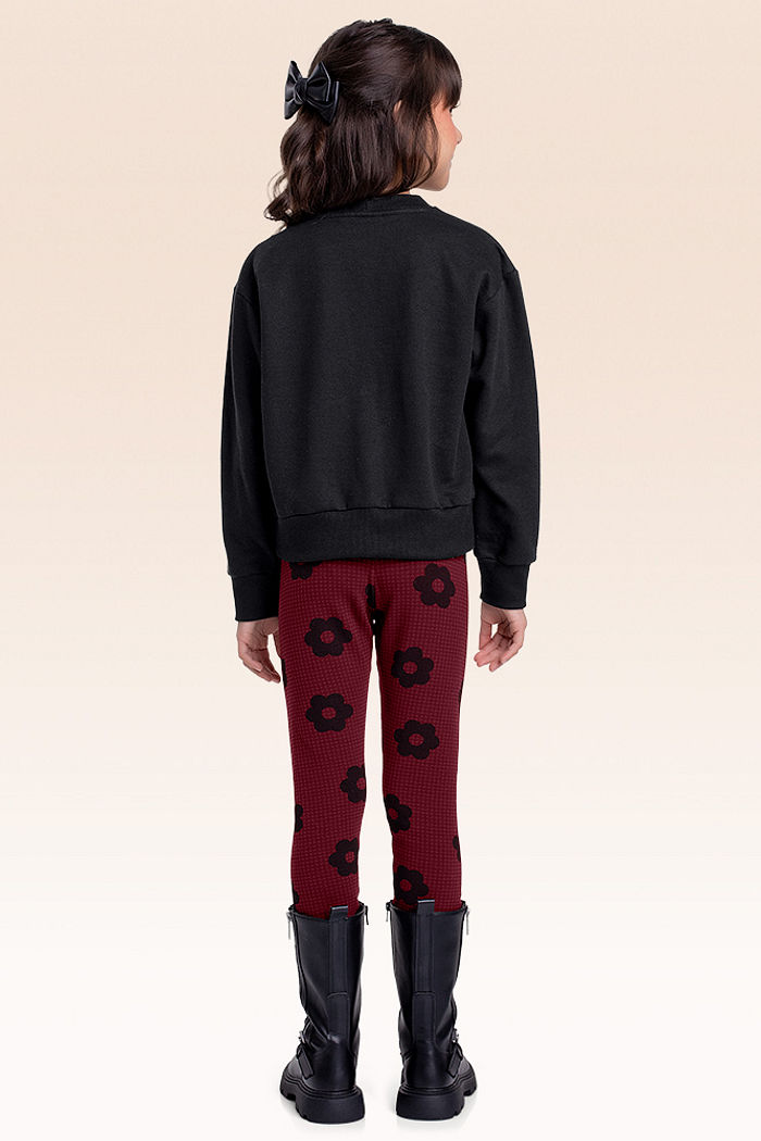 Conjunto blusão e legging