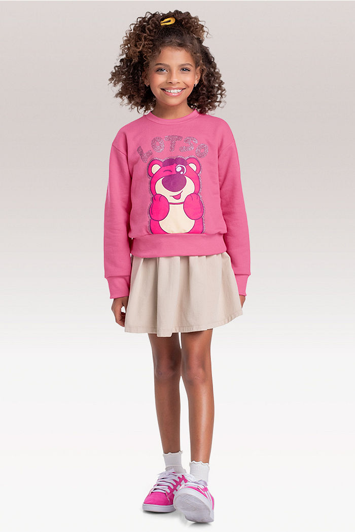 Blusão em moletom Lotso