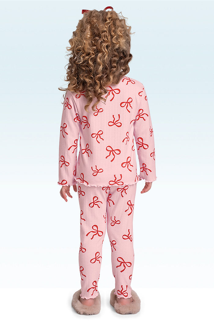 Conjunto pijama blusa manga longa e calça