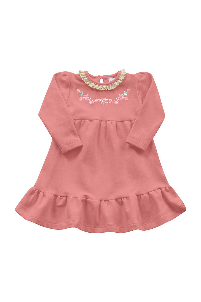 Vestido em molecotton 