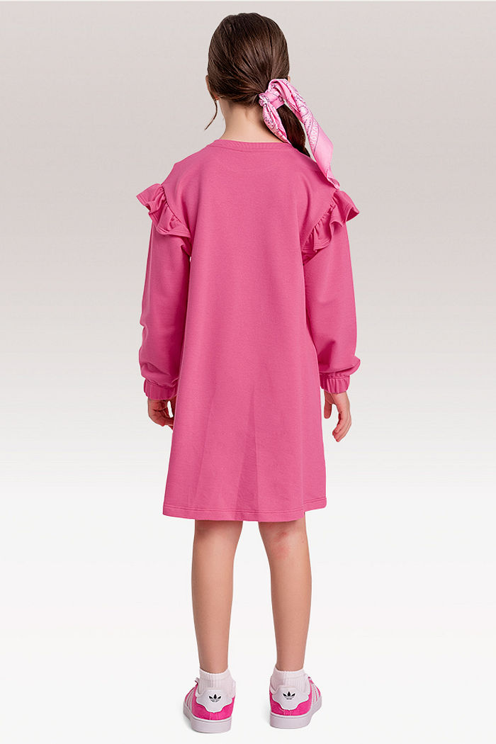 Vestido manga longa Barbie