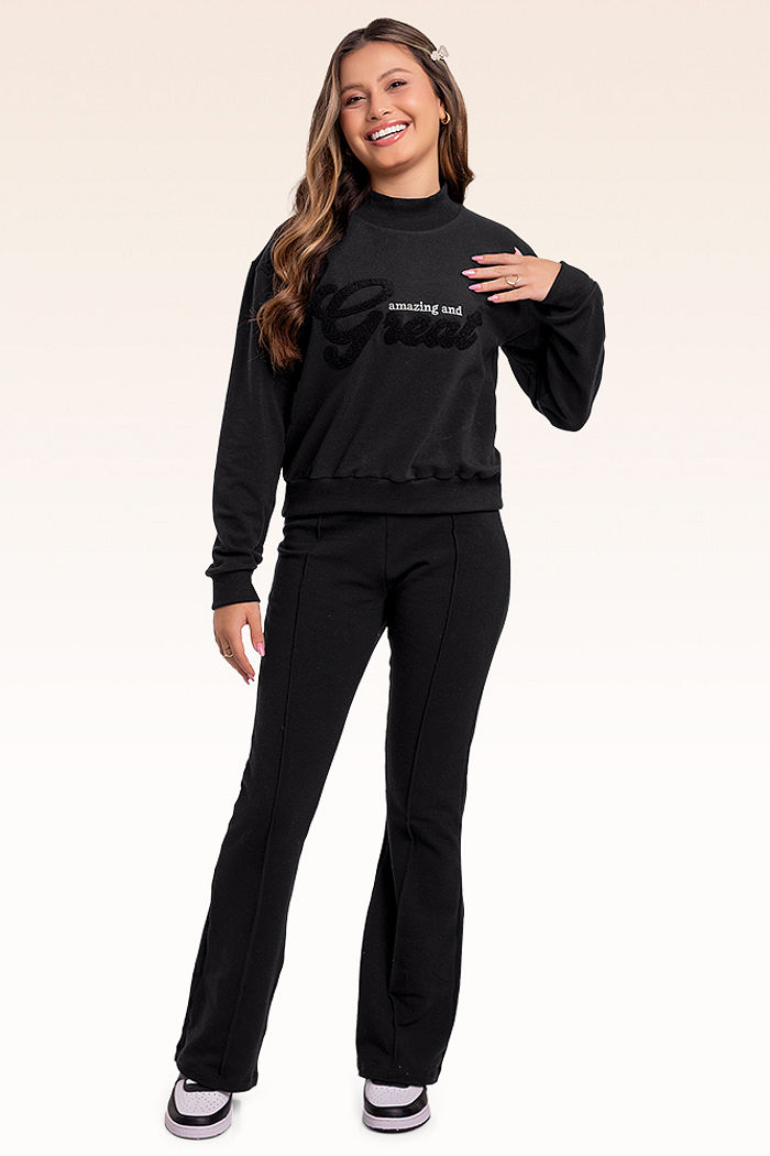 Calça em molecotton