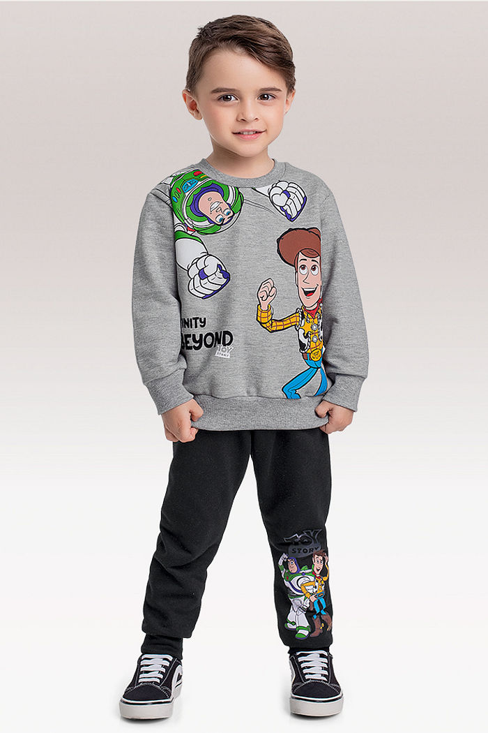 Conjunto blusão e calça Toy Story