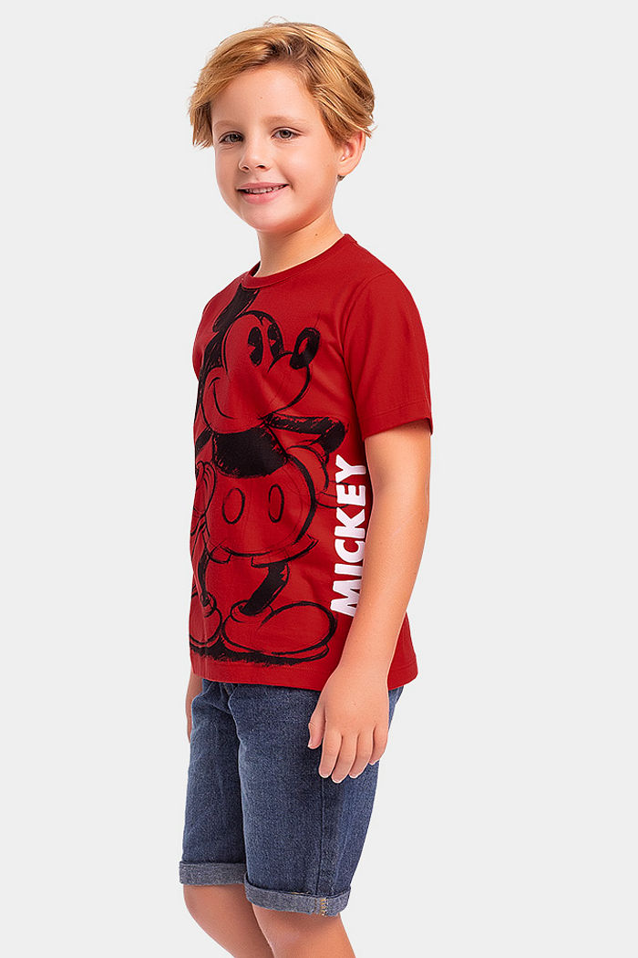 Camiseta manga curta infantil Mickey