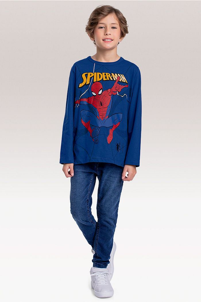 Camiseta manga longa Spider-man