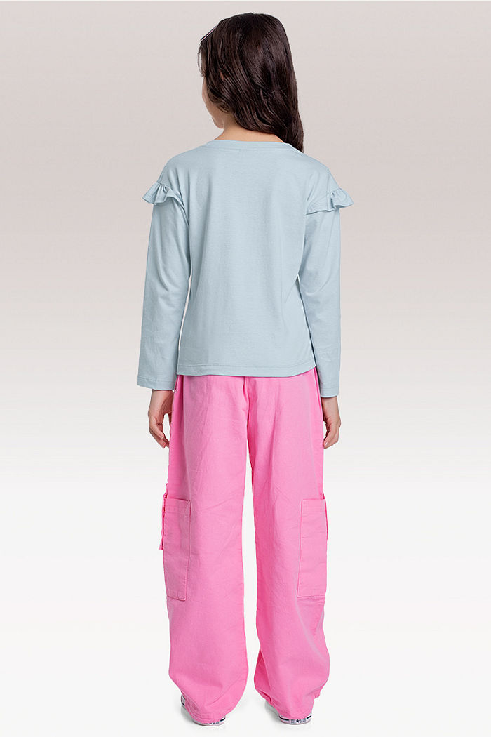 Blusa manga longa Lilo & Stitch