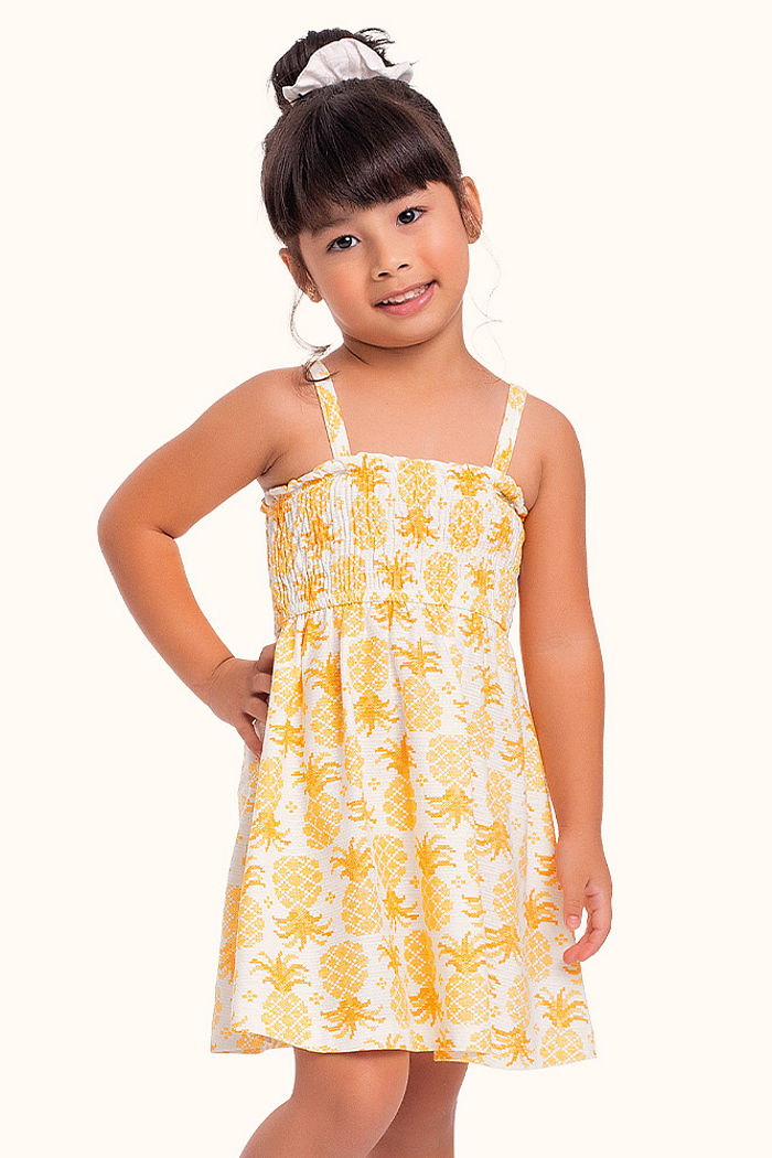 Vestido de alcinha em malha florence com lastex