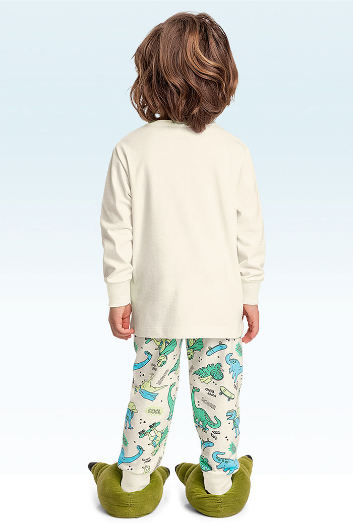 Conjunto pijama camiseta manga longa e calça