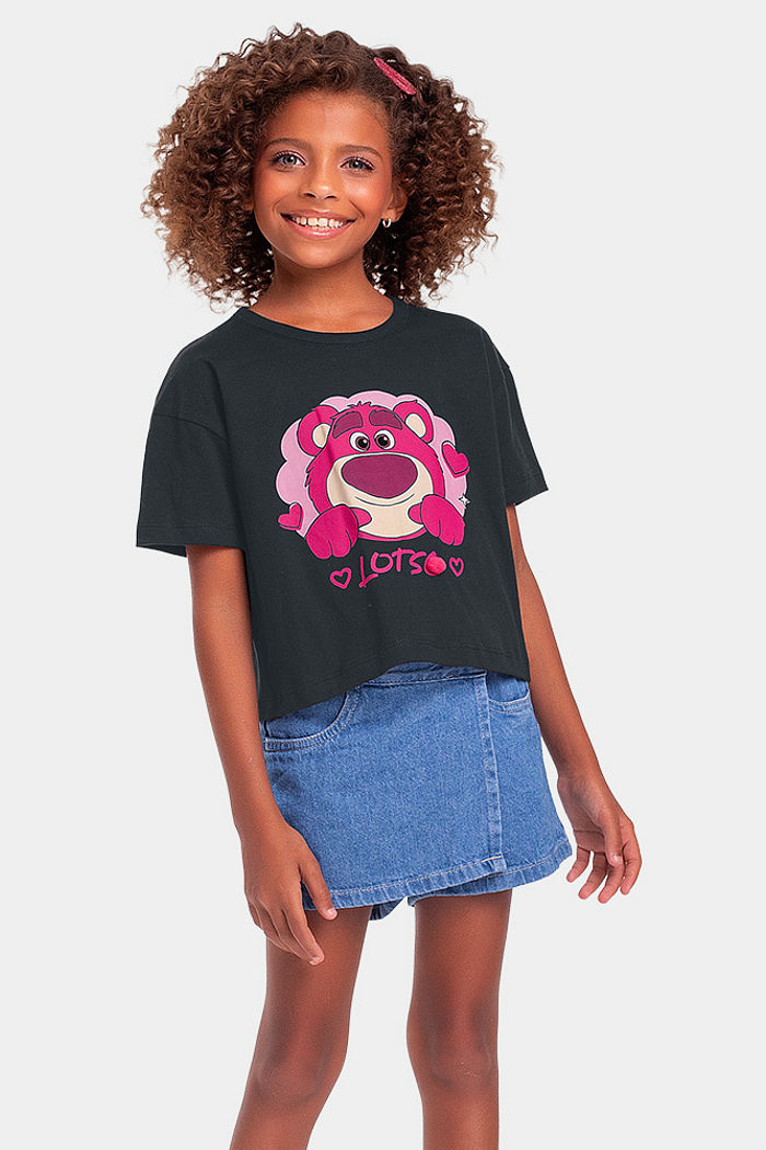 Blusa Lotso com aplique de pompom