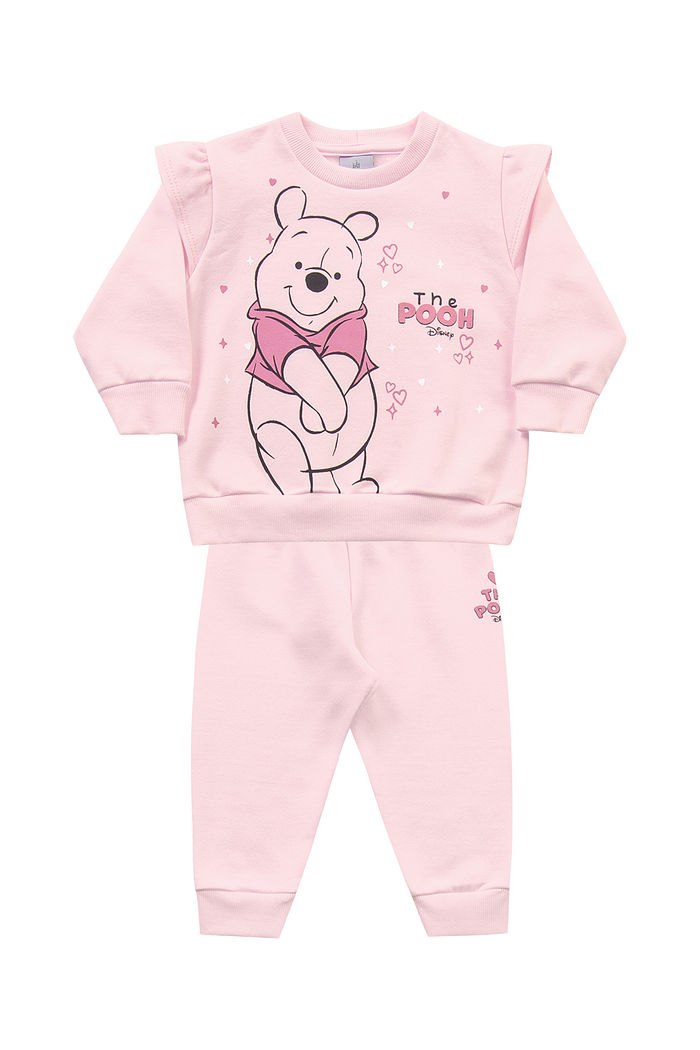 Conjunto blusão e calça Ursinho Pooh