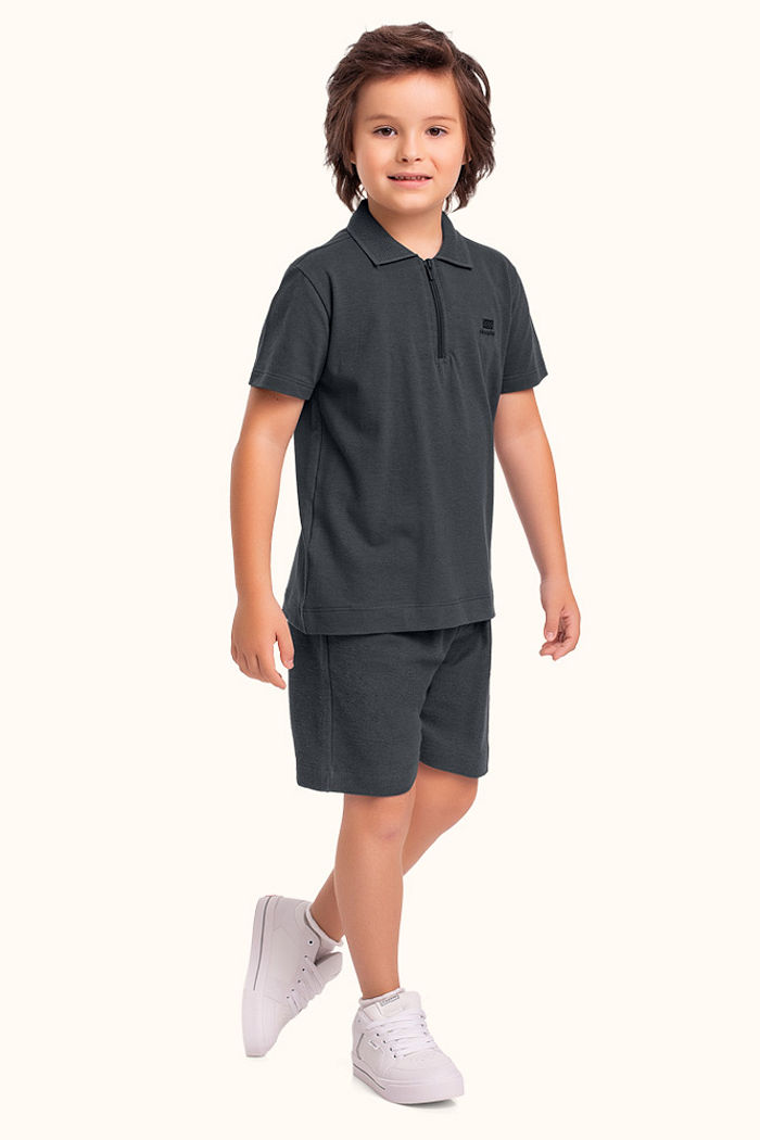 Bermuda em moletinho com bolso