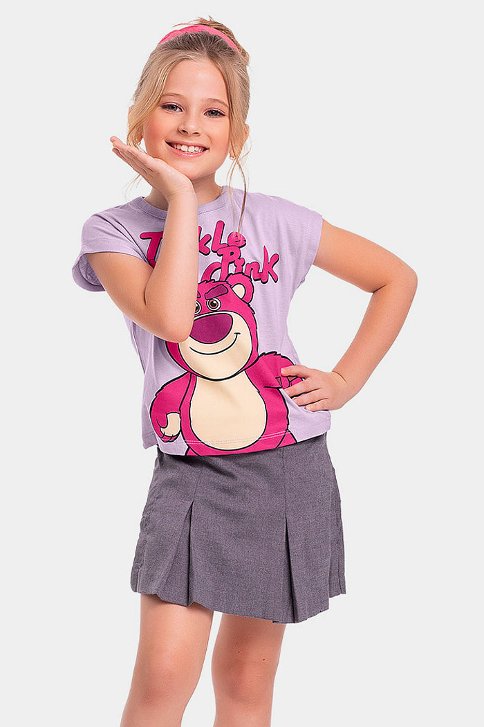 Blusa com etiqueta decorativa Lotso