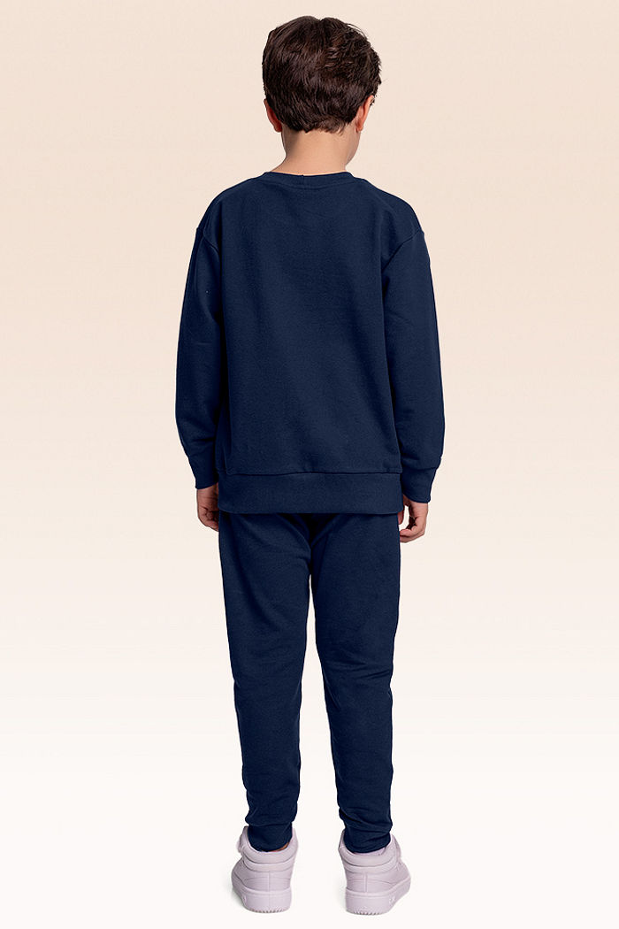 Conjunto blusão e calça moletom