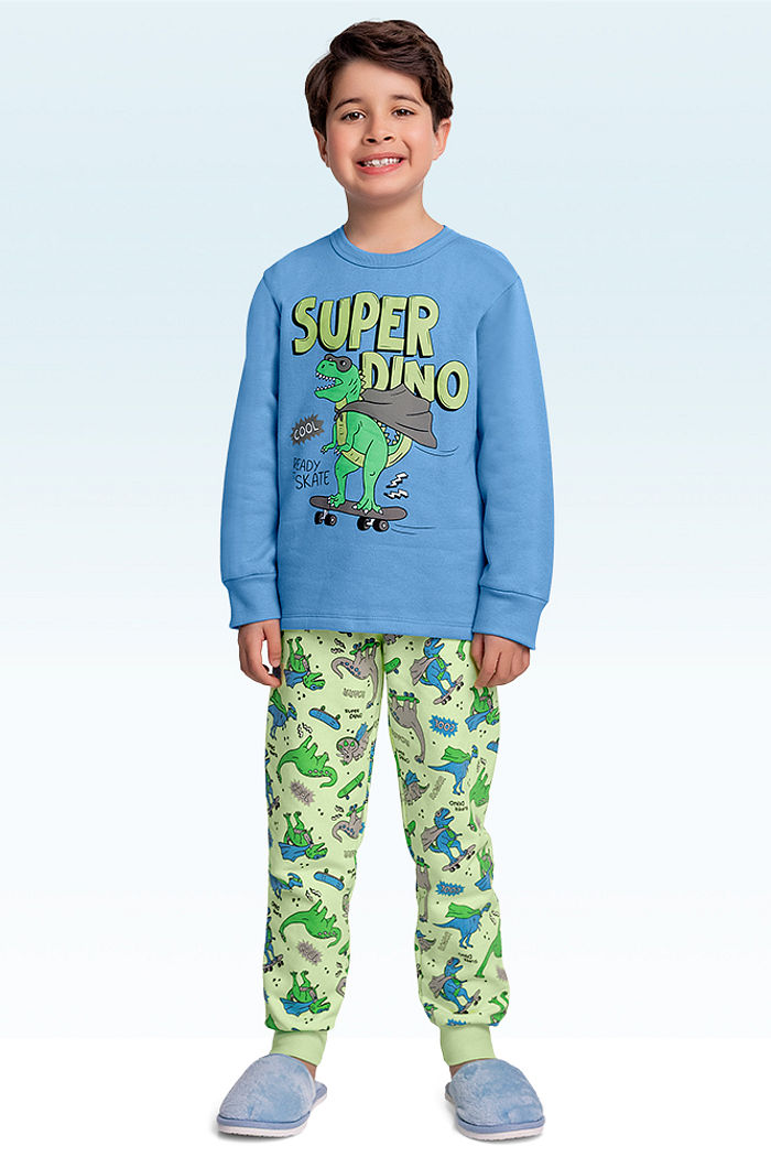 Conjunto pijama blusão e calça