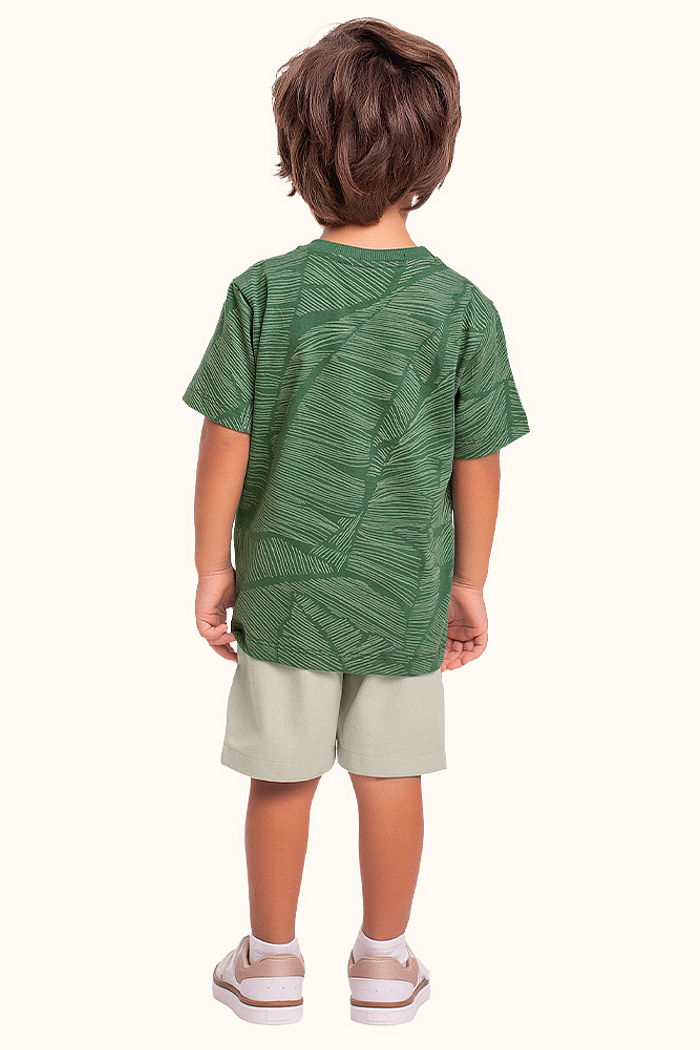 Camiseta em meia malha