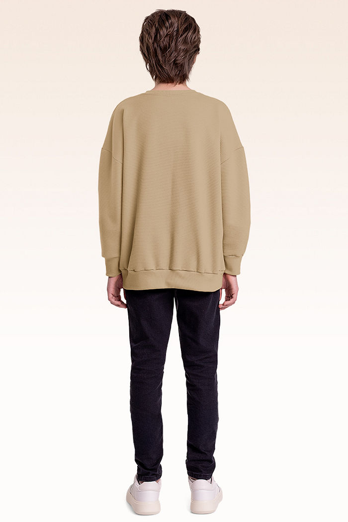 Blusão em moletom com bolso