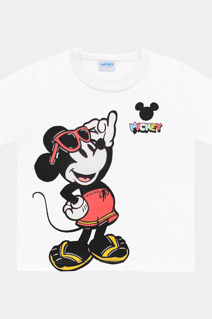 Camiseta manga curta infantil Mickey