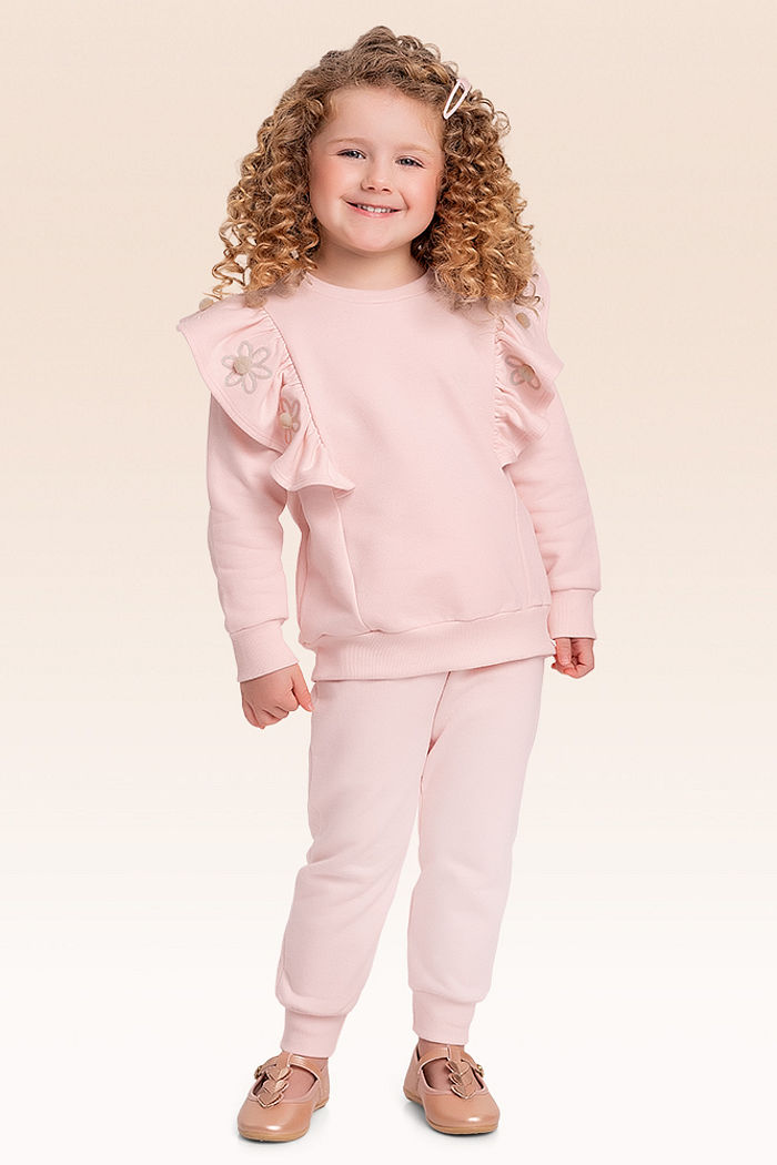 Conjunto blusão e calça moletom