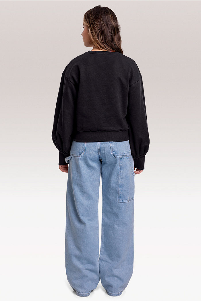 Blusão em moletom Mickey