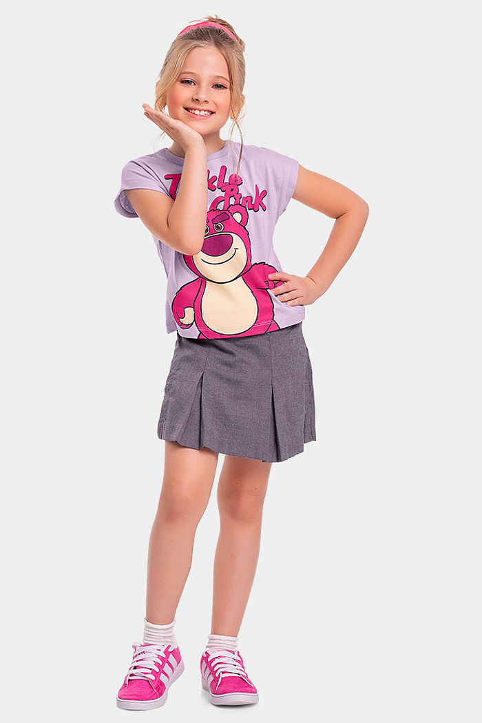 Blusa com etiqueta decorativa Lotso