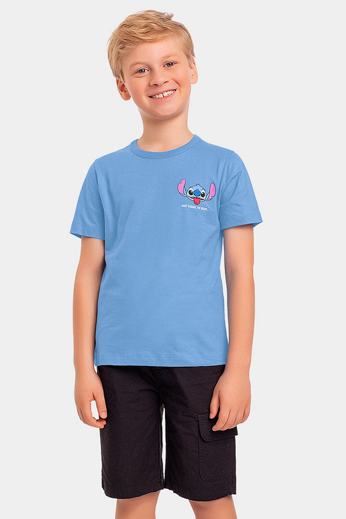 Camiseta manga curta Lilo & Stitch