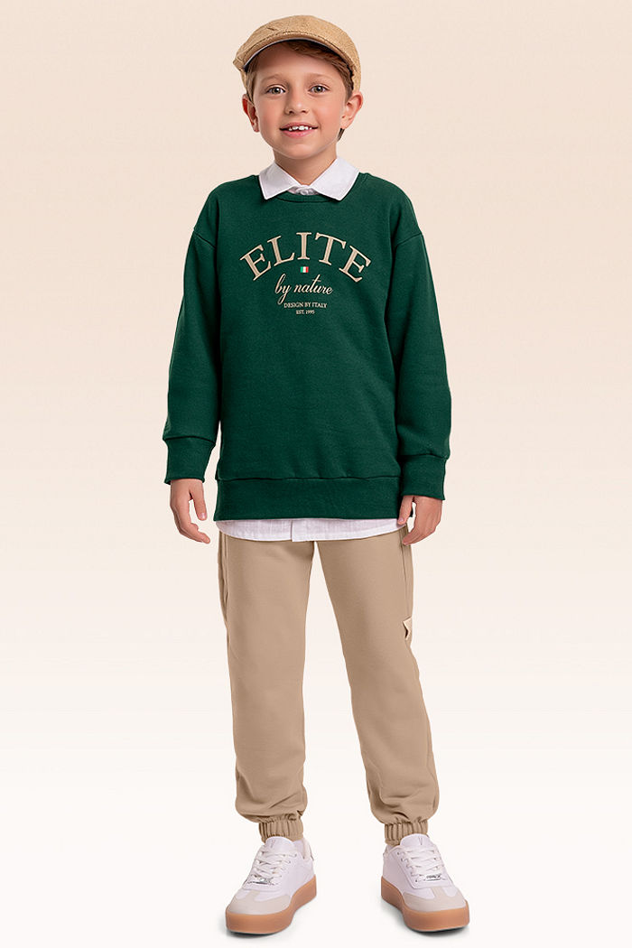 Conjunto blusão e calça moletom