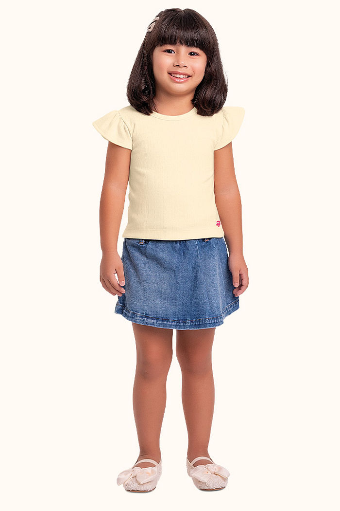 Blusa com babado na manga