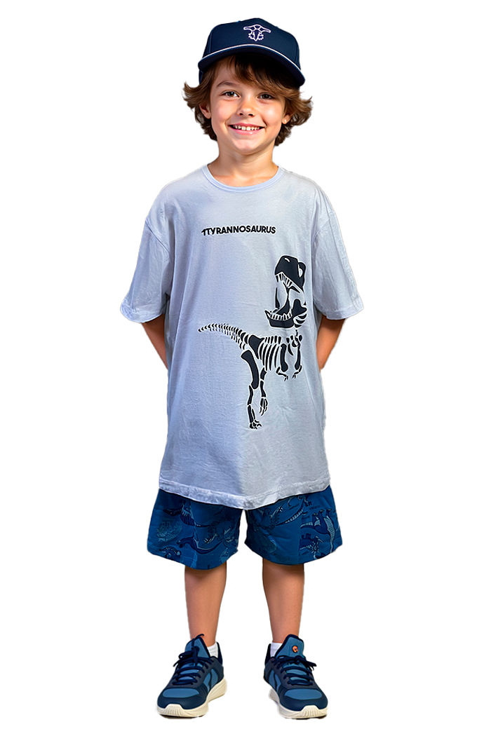 Conjunto Camiseta/Bermuda T-rex