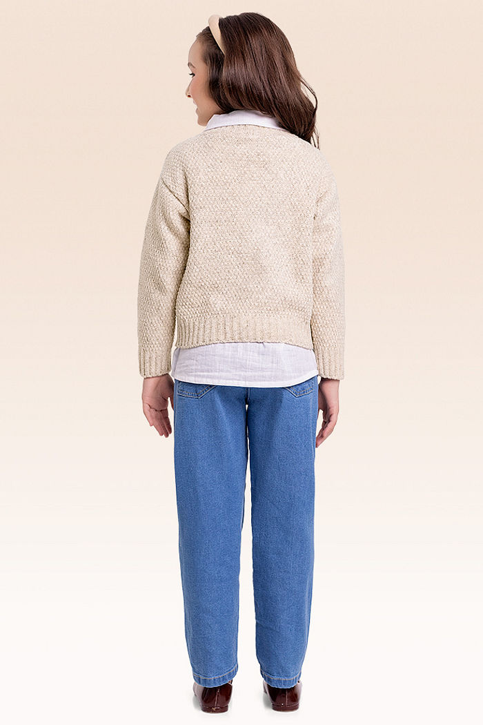 Casaco fechado Tricot