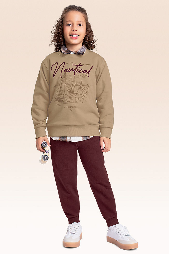 Conjunto blusão e calça moletom