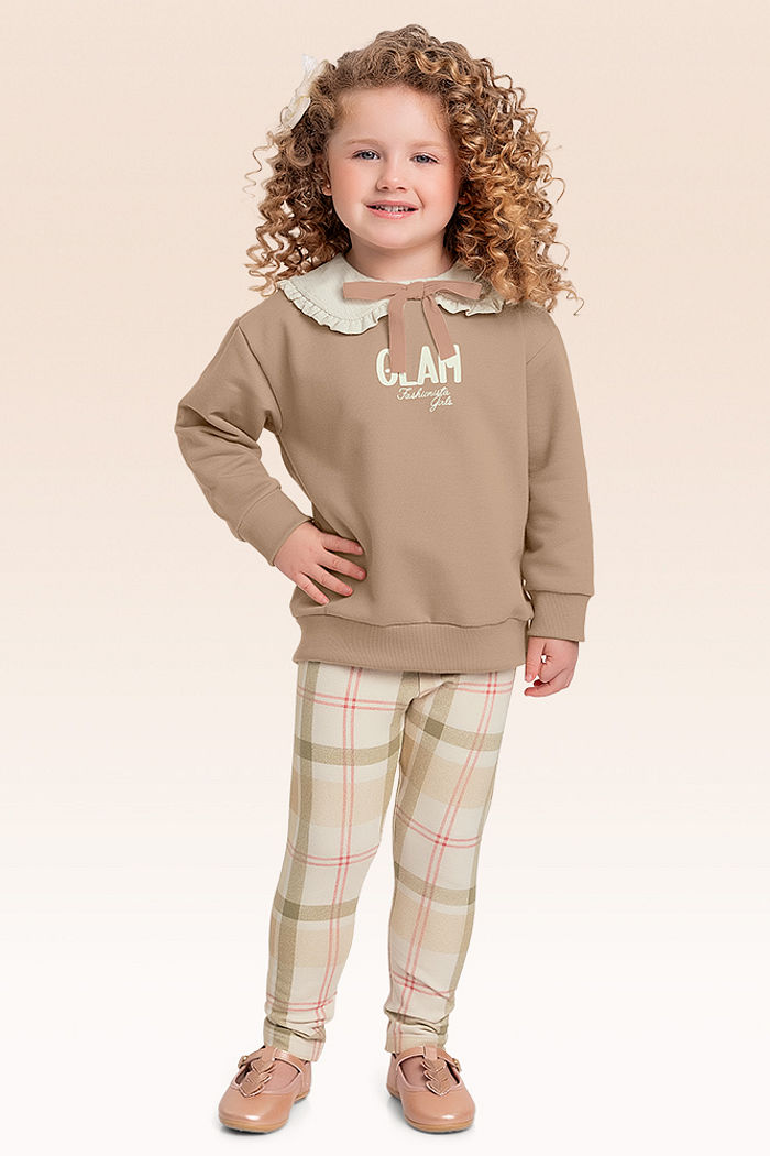 Conjunto blusão e legging