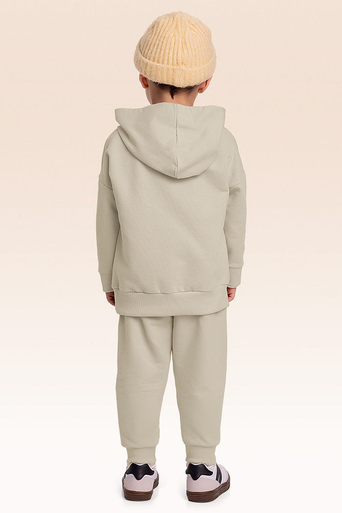 Conjunto blusão com capuz e calça