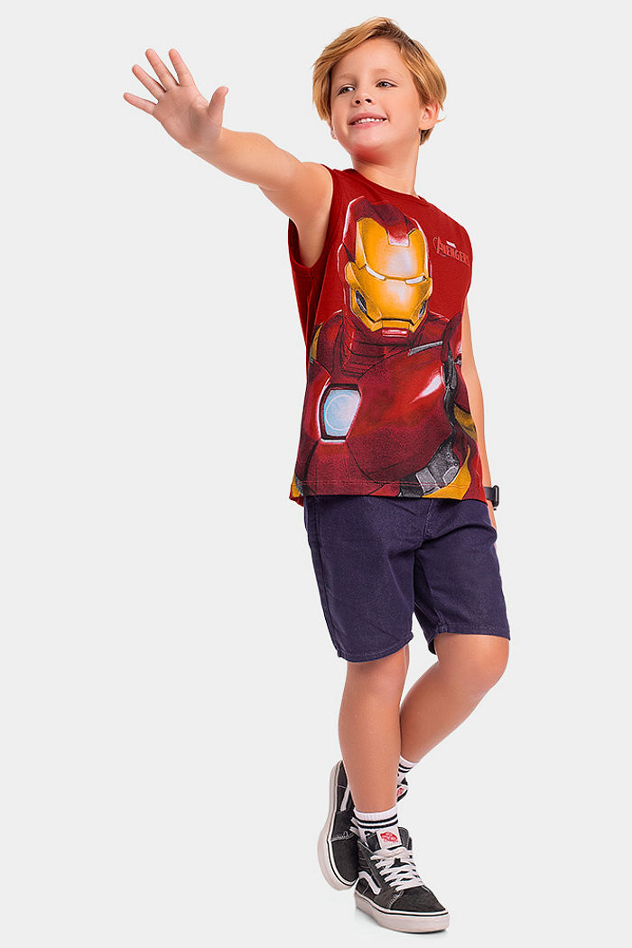 Regata com relevo 3d Avengers