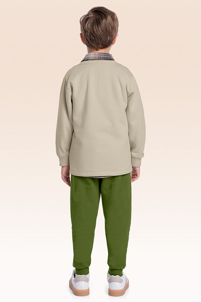 Conjunto blusão e calça moletom