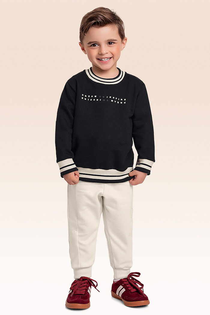 Conjunto blusão e calça moletom