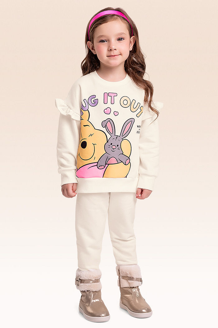 Conjunto blusão e calça Ursinho Pooh