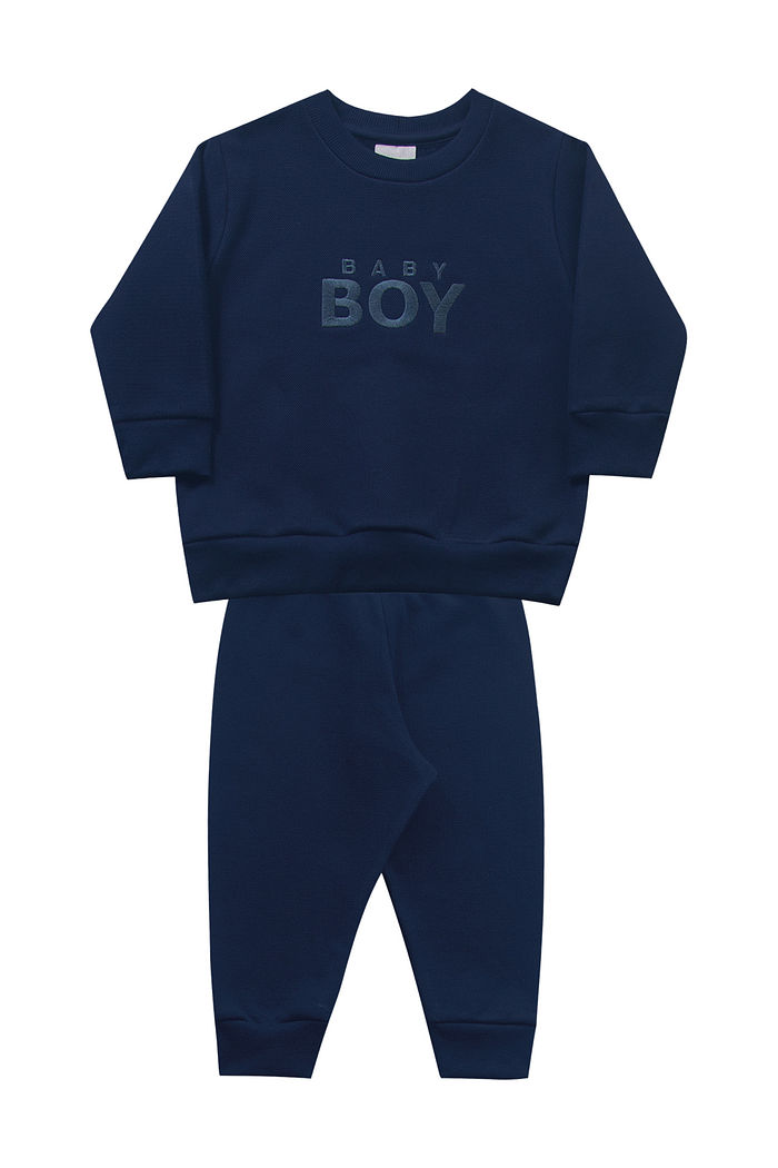 Conjunto blusão e calça moletom