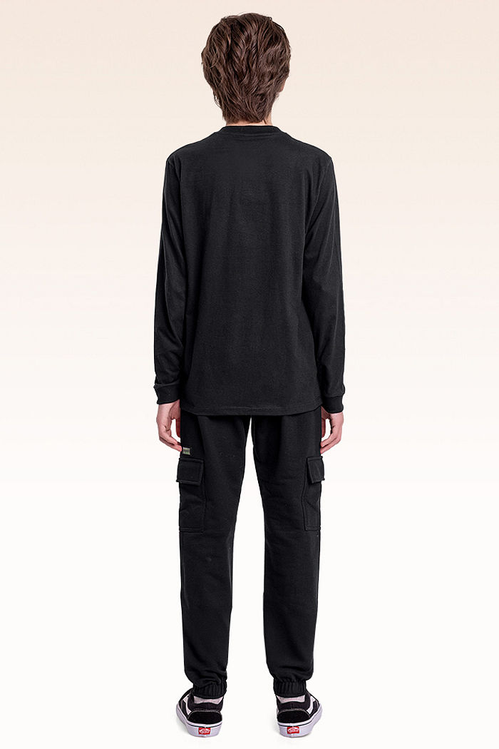 Calça em moletom com bolso