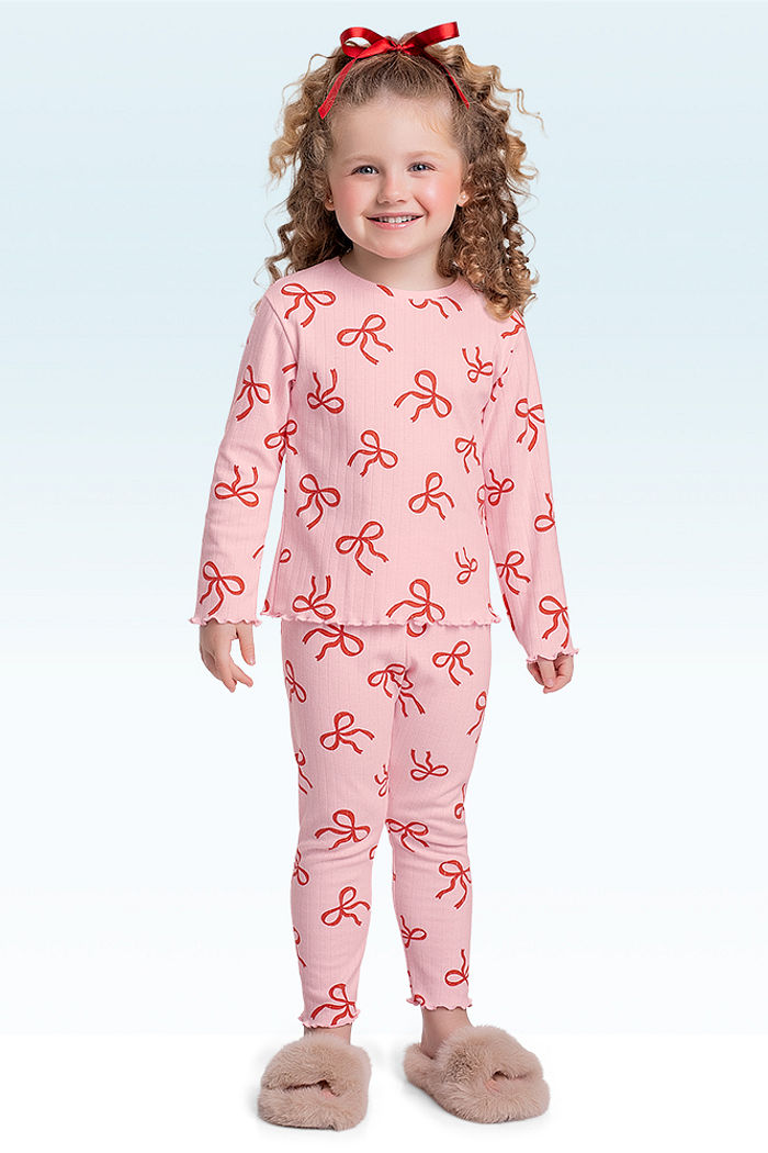 Conjunto pijama blusa manga longa e calça