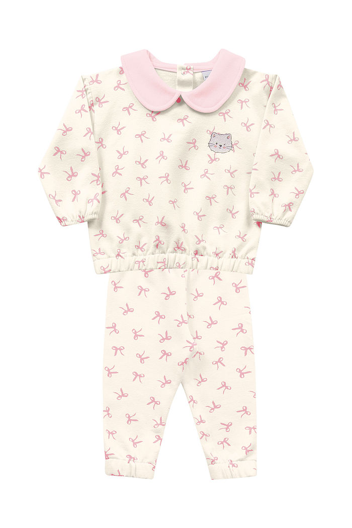 Conjunto blusão e calça moletom