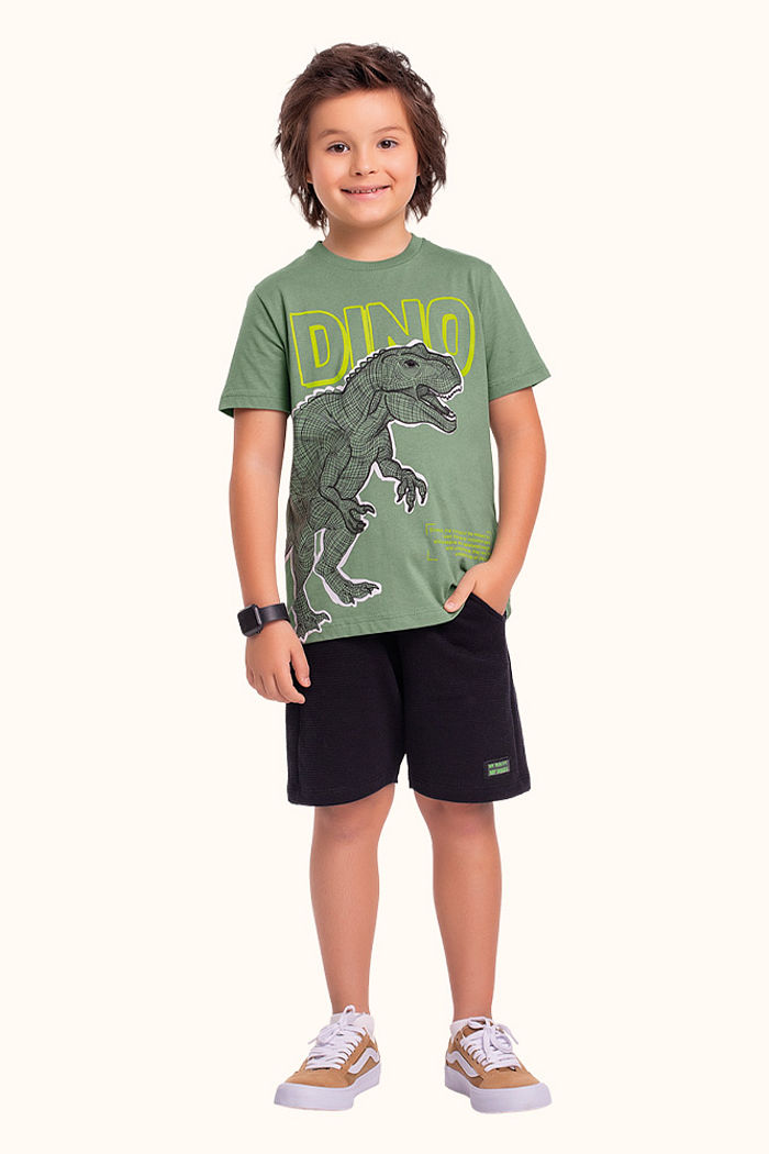 Bermuda em moletinho lotus com cadarço decorativo