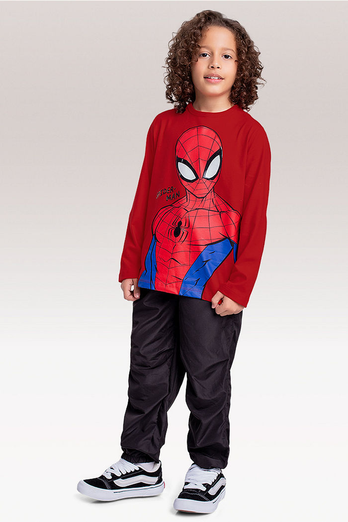 Camiseta manga longa Spider-man