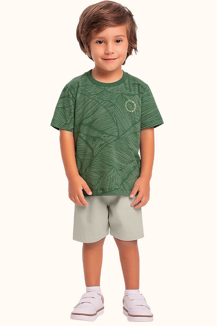 Camiseta em meia malha